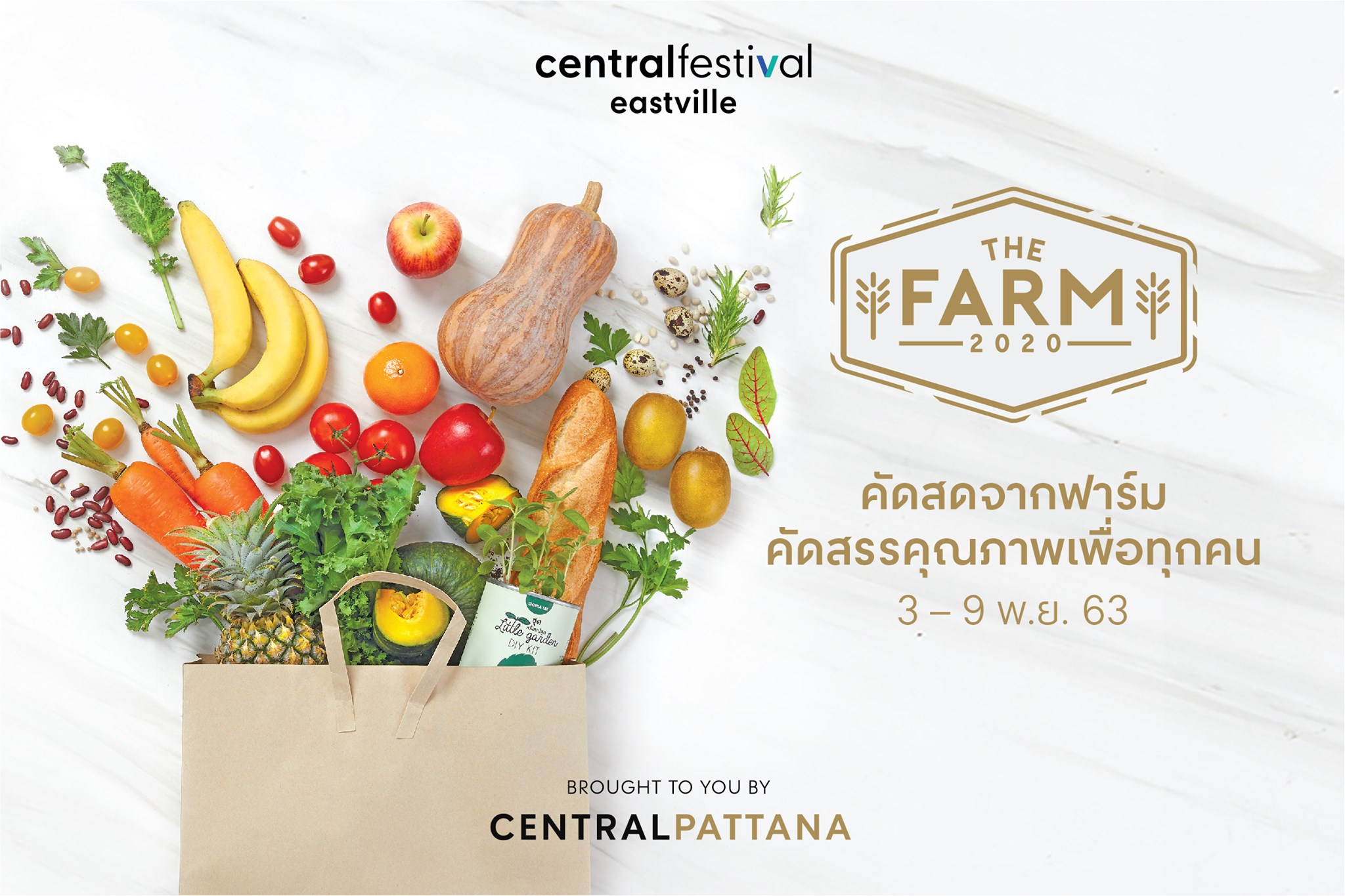 บริษัท ดี มี สุข (ไม่) จำกัด เข้าร่วมกิจกรรมการตลาด The Farm 2020