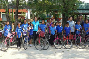 โครงการธนาคารจักรยานเพื่อน้อง โรงเรียนบ้านคลองตาหมื่น